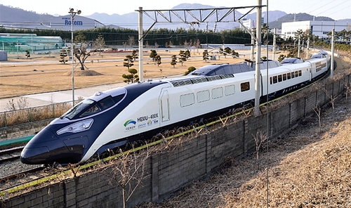 韩国自主研发成功新一代高铁 时速达430公里