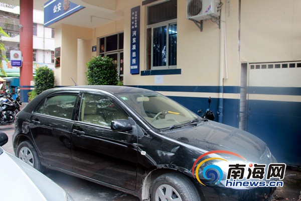 三亚车主发现被盗车辆 开车司机自称"警察"