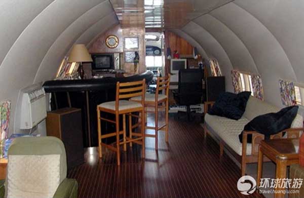 探秘美国最新最潮的飞机房屋