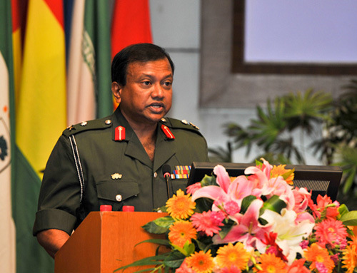 82国高级军官参加国防大学国际安全研讨会(图)