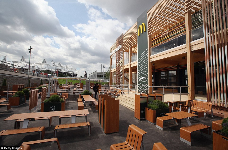 全球最大麦当劳店落户伦敦奥运公园 可容纳20