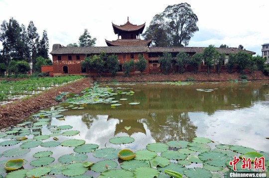 6月27日,记者拍摄的中央美院前身国立艺专旧址.中新社发 任东 摄