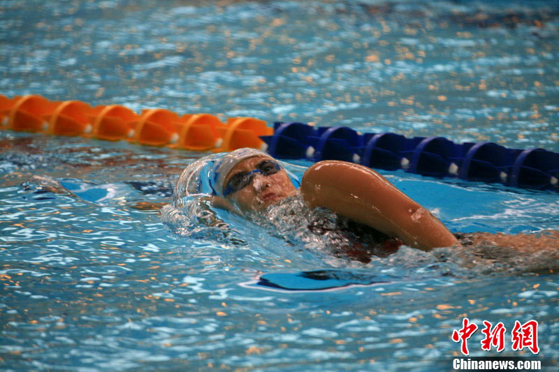 中国游泳队利兹训练营备战奥运