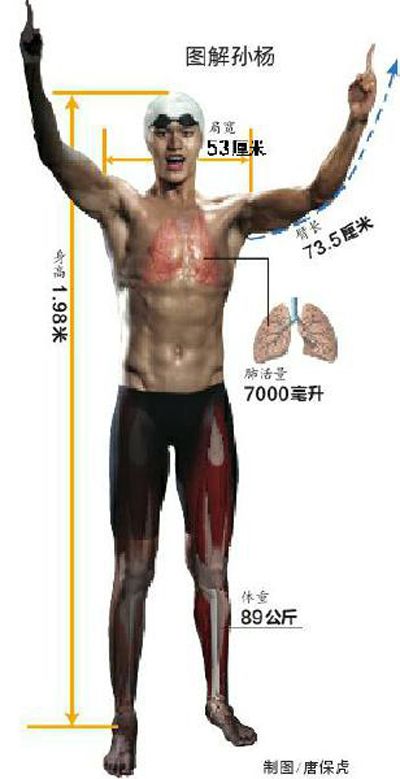 孙杨就像水中的博尔特 外媒称其中国真正武士
