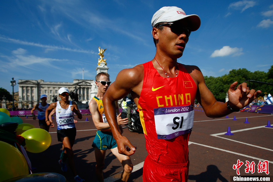 伦敦奥运男子50公里竞走司天峰摘铜
