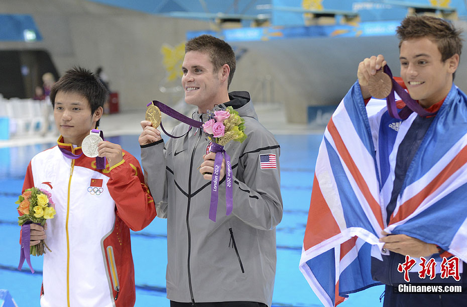 戴利获得伦敦奥运会男子10米台银牌