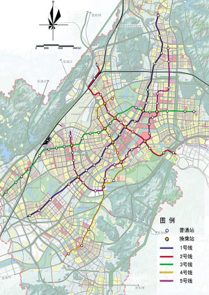 义乌轻轨2号线规划图图片