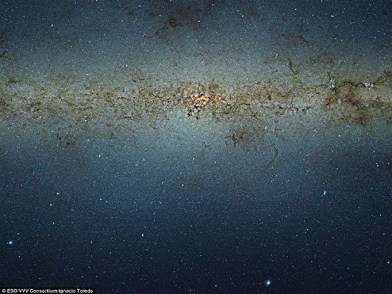 最大银河系图像现世 包含8400万颗恒星(图)