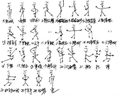 太极24式手绘<em>漫画</em>萌翻网友(图)__教育中国_