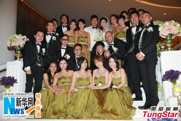 钱嘉乐汤盈盈大婚众星到贺 <em>兄弟姐妹团</em>阵容强