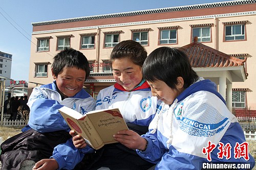 全国首部中小学藏语词典发行 _中国网教育频道