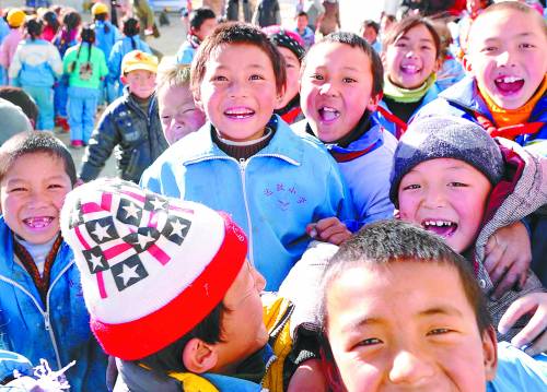 藏族孤儿小曲桑的生活