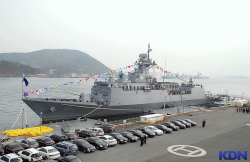 韩海军最新型导弹护卫舰正式服役 FFX计划首