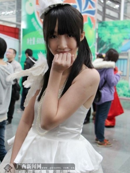 广西南宁<em>养眼</em>cos<em>美女</em>惊艳<em>动漫</em>盛典