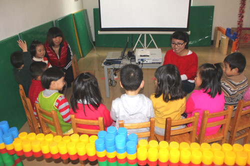 北京市科学领域名师工作室走进李桥幼儿园