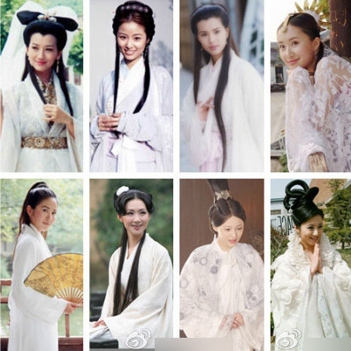 古装剧中白衣美女和花样美男