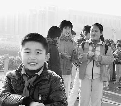 北京 朝阳区/北京市朝阳区第二实验小学的学生们在老师带领下,去天安门及故宫...