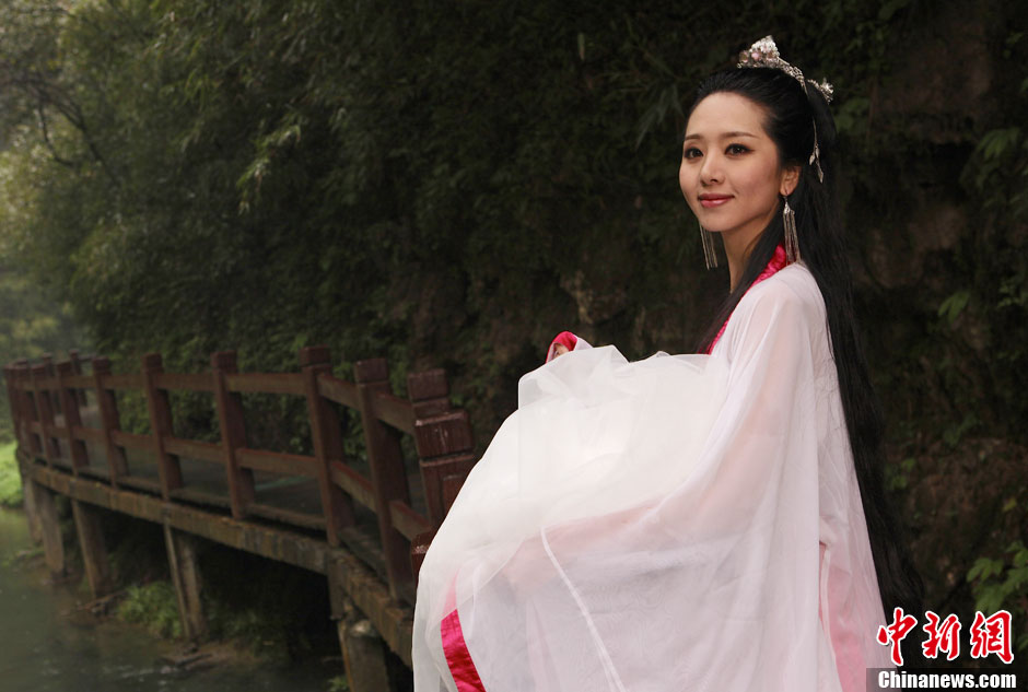 重庆四大<em>美女</em>静态<em>电影</em>片场 古典造型活<em>色</em>生香