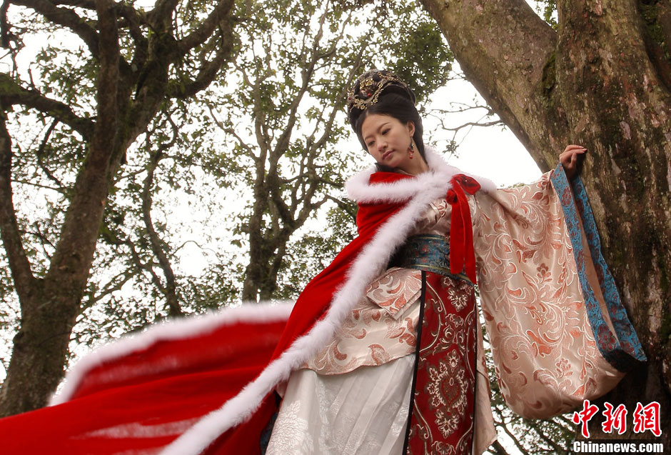 重庆四大<em>美女</em>静态<em>电影</em>片场 古典造型活<em>色</em>生香