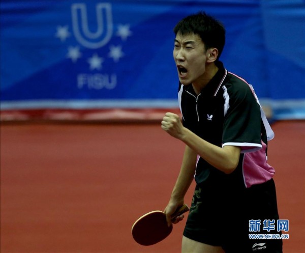 大运会:中国男团晋级乒球决赛_体育中国_中国