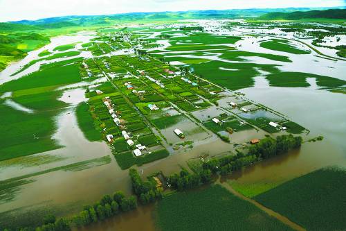 北涝:嫩江流域洪水超警
