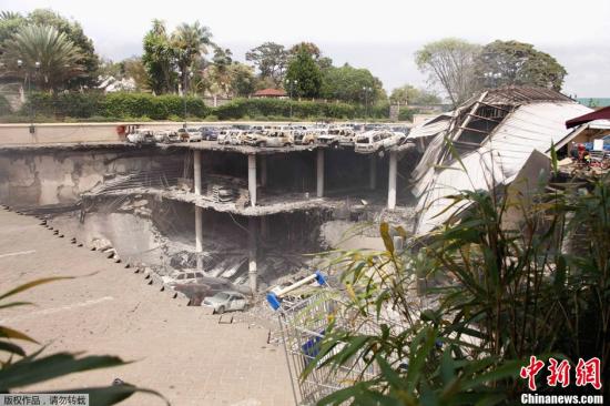 恐怖分子袭击肯尼亚商场前租店铺 用货梯运武