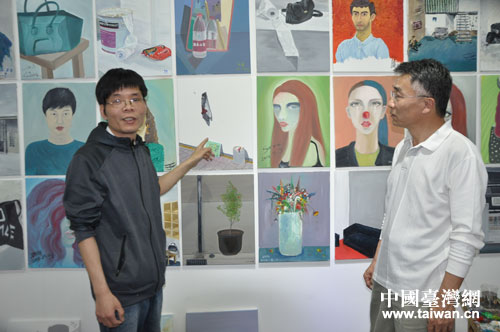 "人人都是艺术家——林正碌艺术教育实践展"在上海m50展开.玉龙 摄