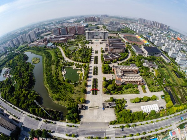 别样视角:<em>杭州下沙</em>13所高校航拍照_中国网教育
