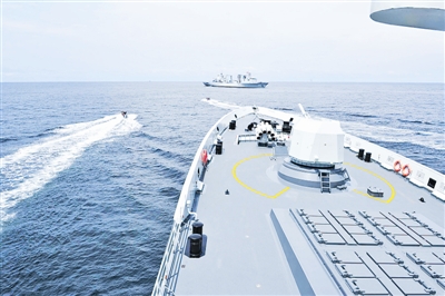 中喀海军在几内亚湾进行首次反海盗联合演练