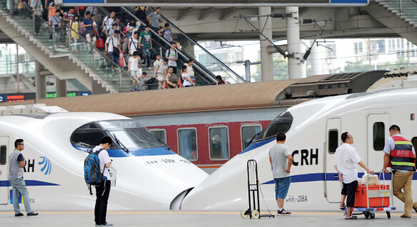 暑运昨天启幕 合肥往北京火车票紧张(图)