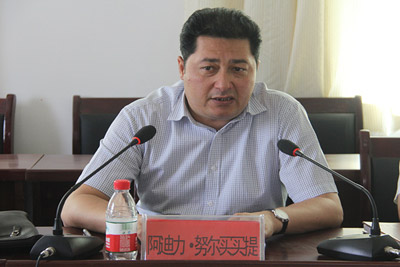 新疆和田市长阿迪力·努尔买买提接受调查(图