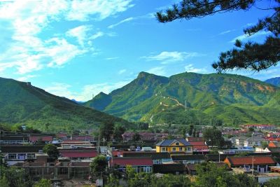 长城脚下的古村河防口:西南侧紧临雁栖湖
