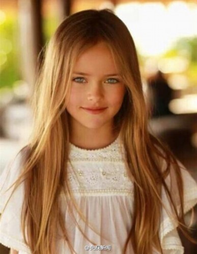 天使面庞 俄罗斯9岁美少女成国际超模