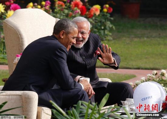美媒:美国印度打破核协议僵局 努力提升两国关