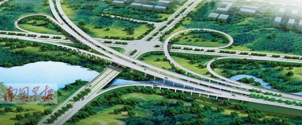 南宁罗文大桥建成通车 去机场第二高速公路开