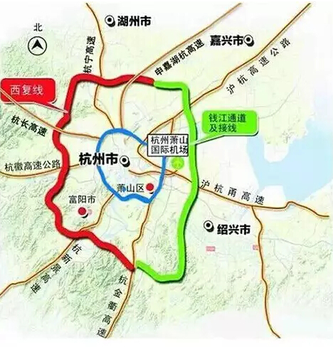 杭州二绕西线年底开工 2018年将联通四地市