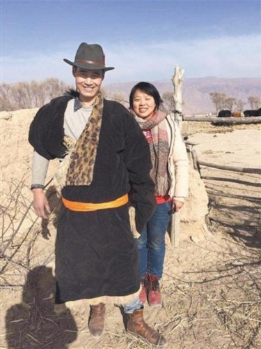 知名女记者远嫁藏区开网店 助当地农牧民卖特
