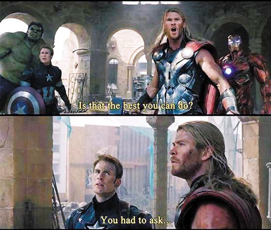  复联2 终极 预告片  黑寡妇竟然要吻绿巨人_娱