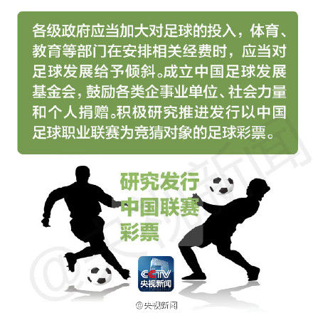 足球改革方案出台:研究发行中国联赛足彩