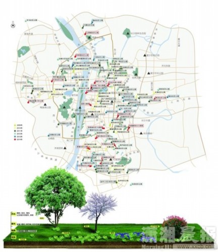 长沙123座社区公园 哪个离家最近_中国网教育