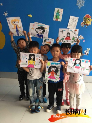 沧州幼儿园举办最美妈妈母亲节绘画主题活动