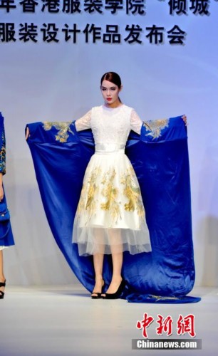 香港服装学院服装设计毕业作品展演在广州举行