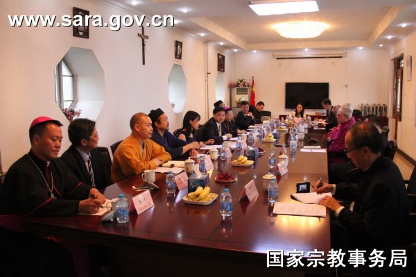 陈宗荣副局长主持召开英国坎特伯雷大主教韦尔比与在京宗教团体负责人