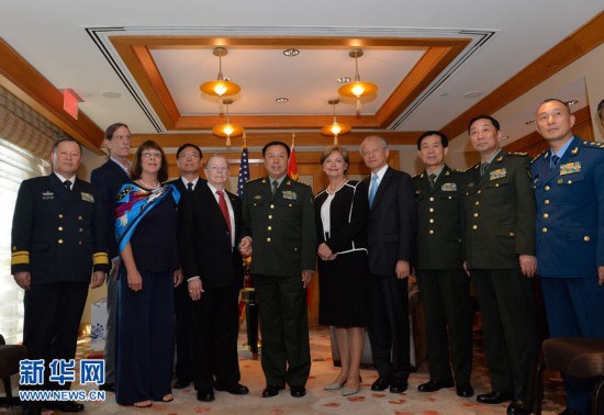 美飞虎队老兵拜会<em>范长龙</em> 感激中国人民惦念_新