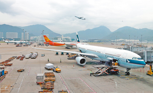 香港机场客运量列全球十大 货运量起降量同创