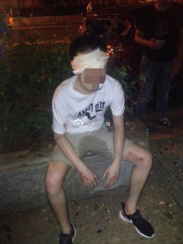 男子醉驾撞5车吓得尿裤子 一个轮子飞了还继续撞