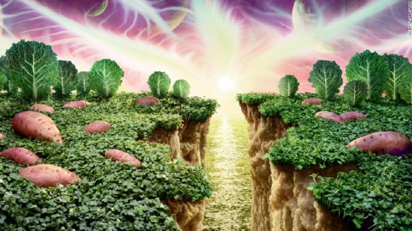 英国摄影师用食物创造绝美风景画