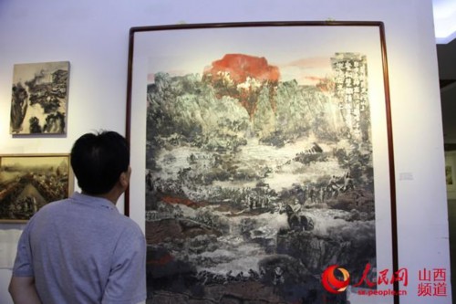 太行烽火抗战主题美术作品展在长治举行