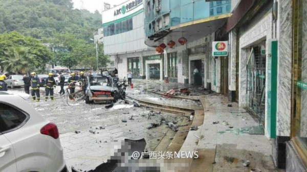 广西警方:南丹轿车爆炸案由情感纠纷引发 嫌犯