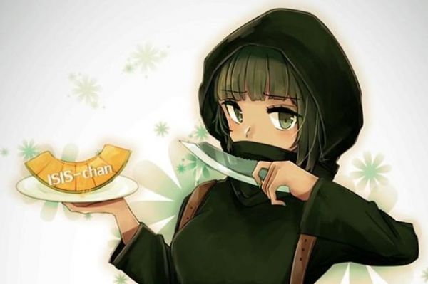 日动漫少女设计is娘形象 以蜜瓜对抗"伊斯兰国"_新闻中心_中国网